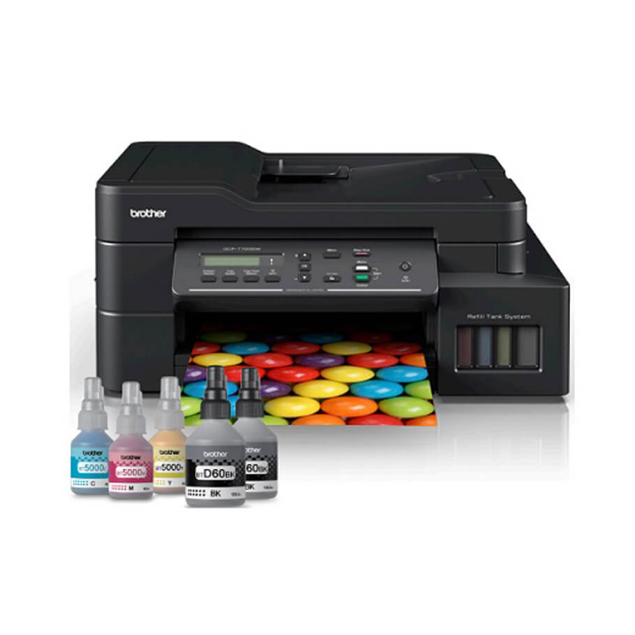 Máy in phun màu đa chức năng không dây Brother DCP-T720DW